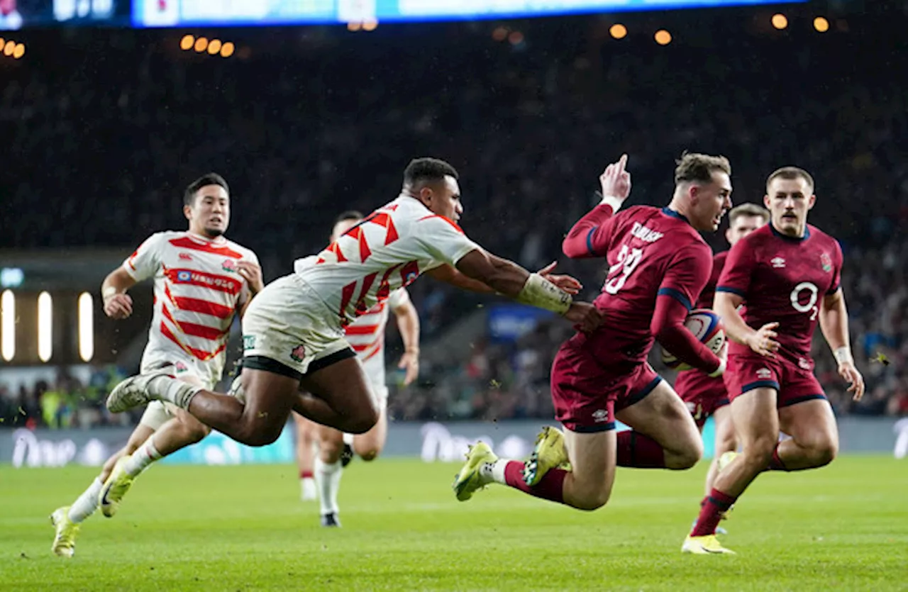 England end losing run with nine-try thrashing of Eddie Jones’ Japan