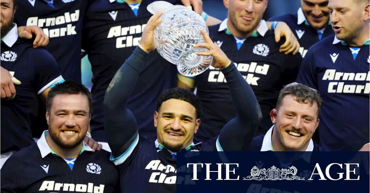 A try, a scrap with a star and a trophy from grandma: Sione’s incredible day