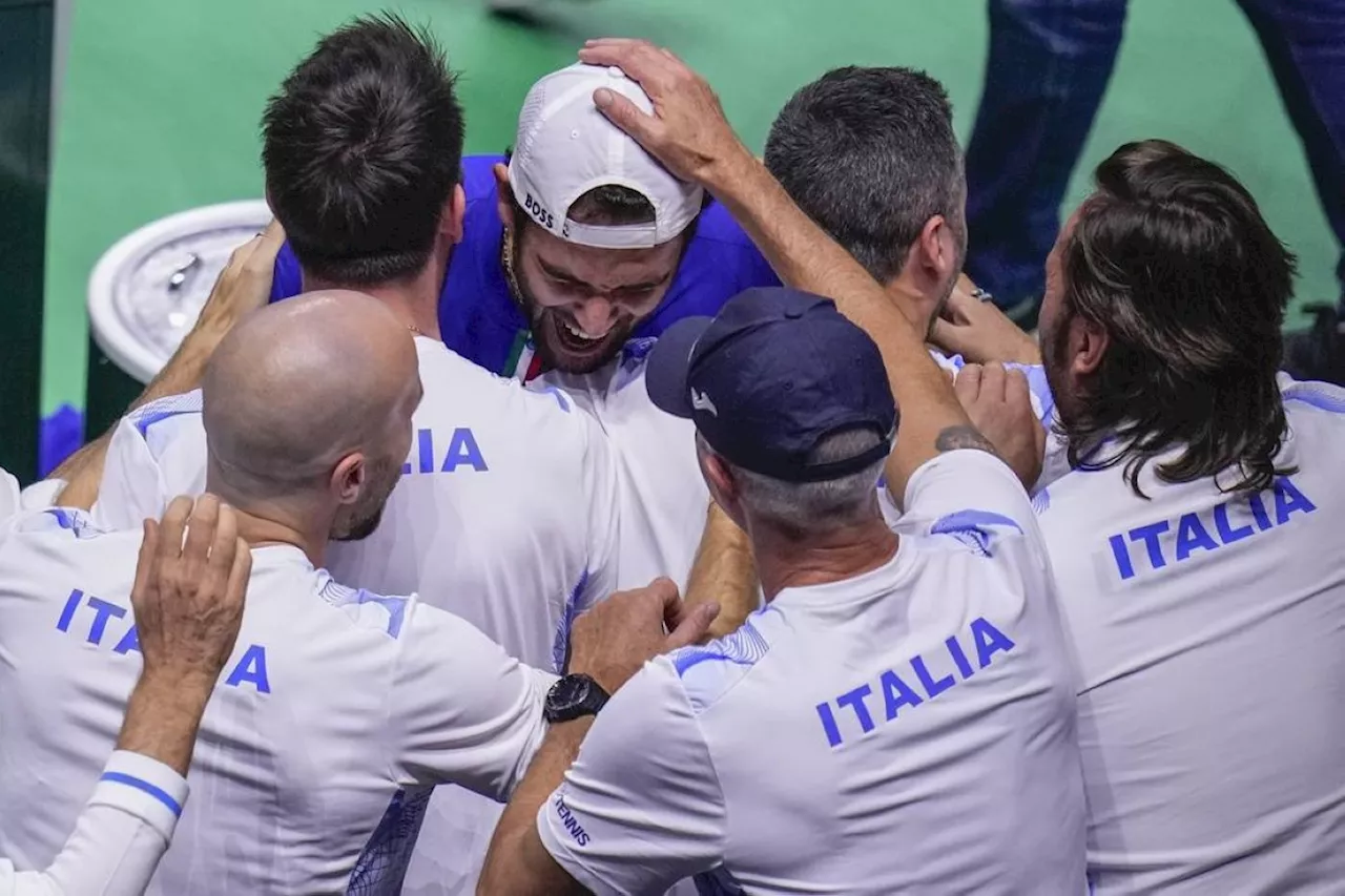 Sinner, Berrettini lift Italy to Davis Cup final