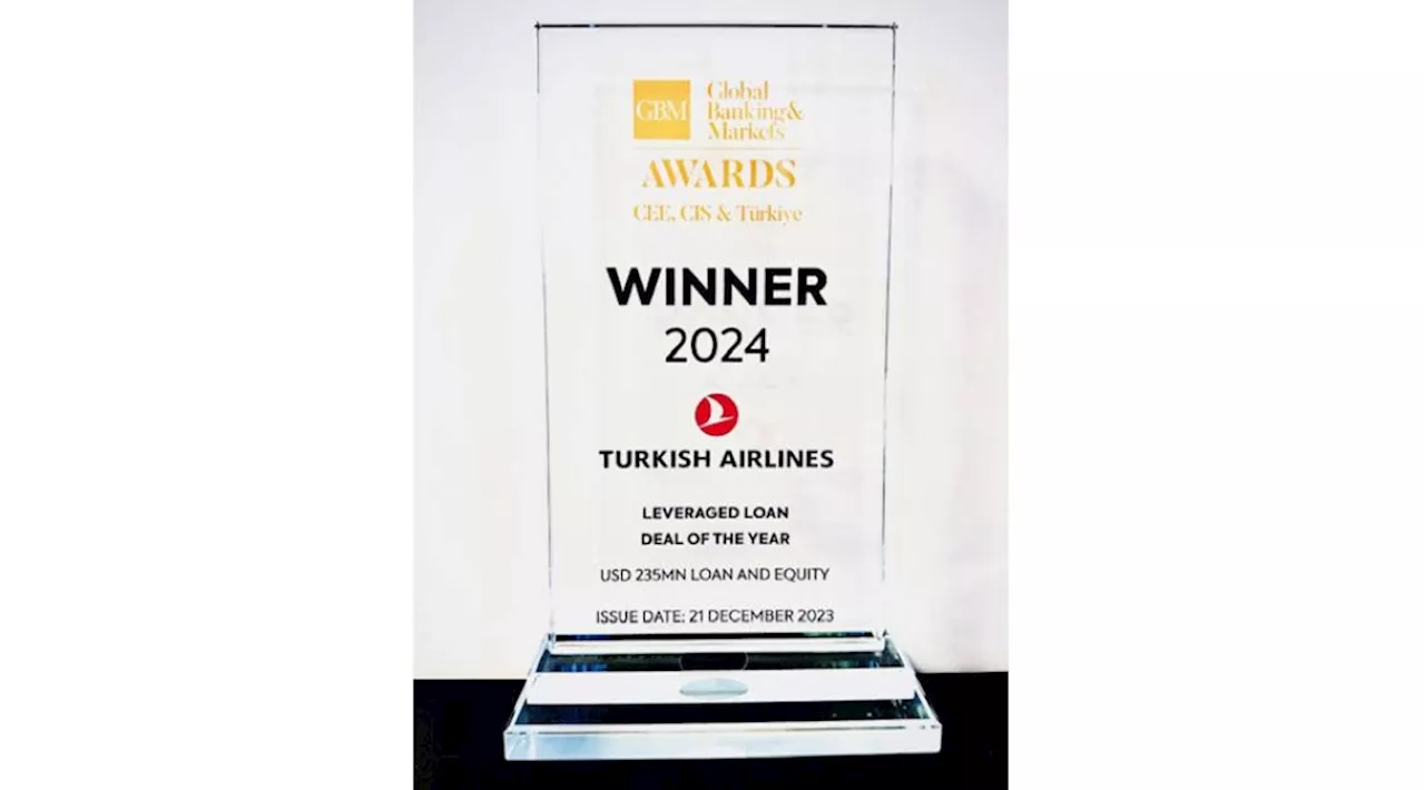 Turkish Airlines clinches Leveraged Loan Deal of the Year award