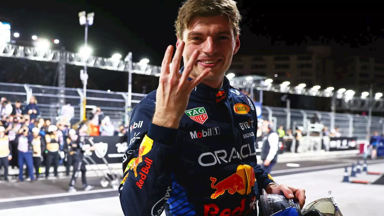 Max Verstappen wins fourth consecutive F1 world title