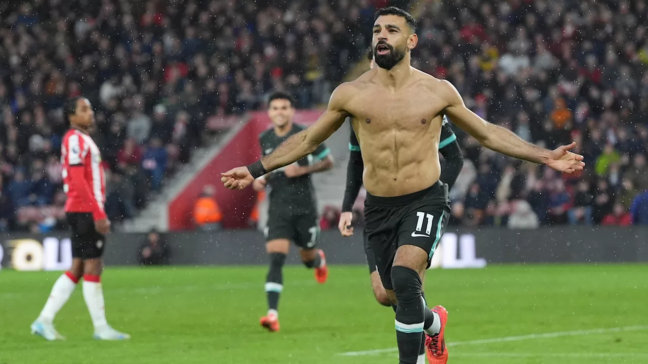 Salah Brace Lifts Liverpool to 3-2 Win Over Southampton