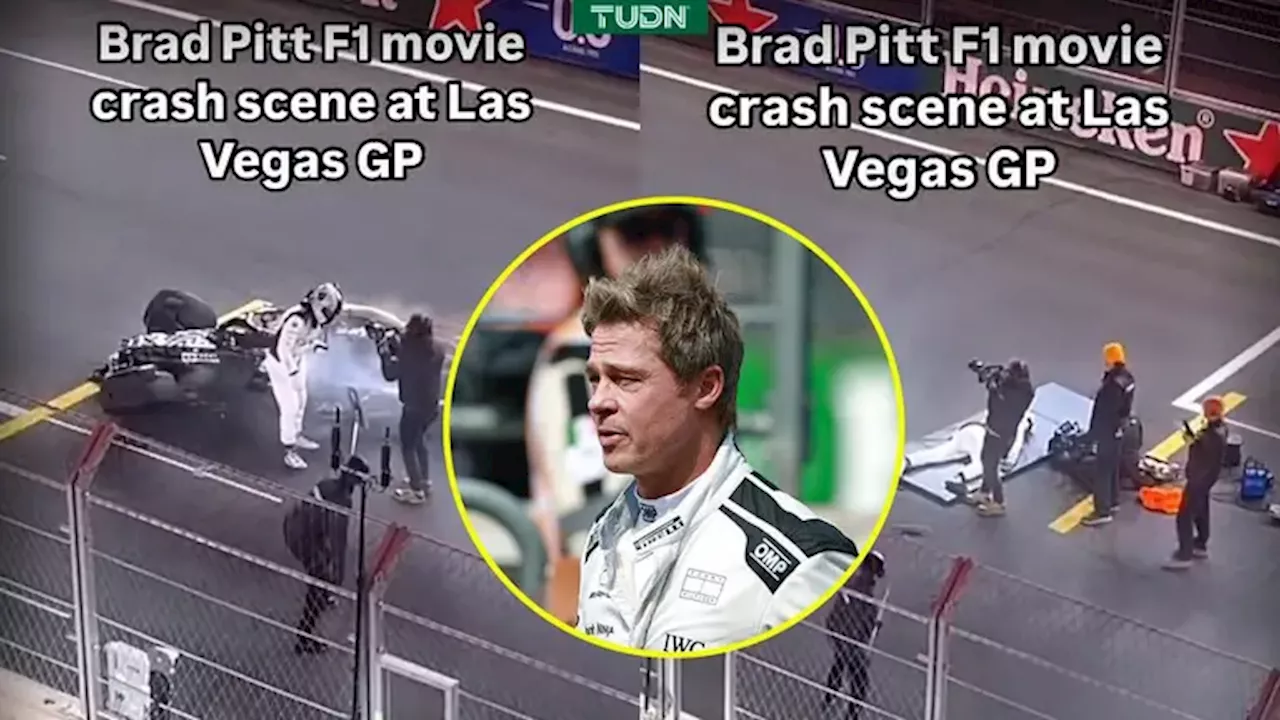 Filtran spoiler de película de Brad Pitt en el Gran Premio de Las Vegas