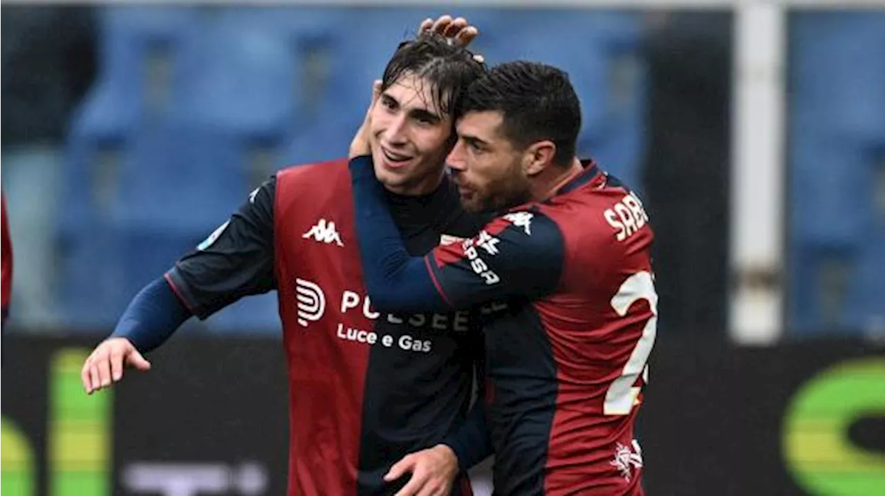 Genoa-Cagliari 1-1: Il Cagliari ribalta il Genoa nell'anticipo