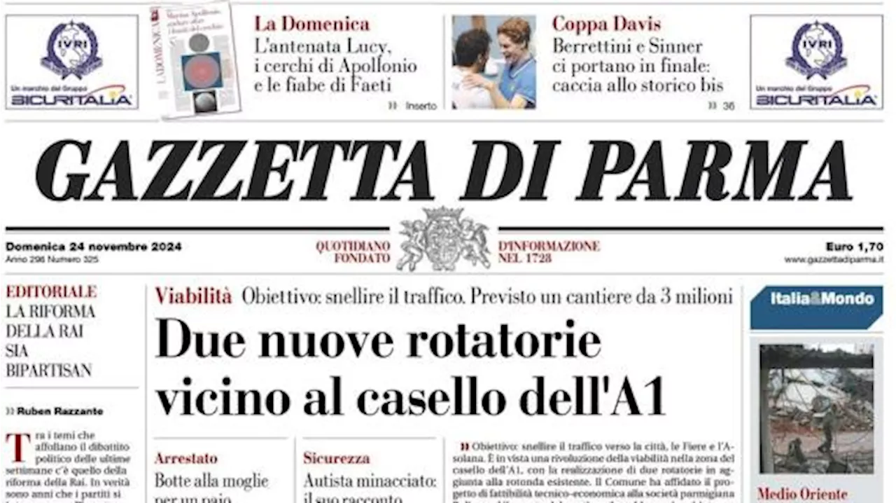 La Gazzetta di Parma stamani: 'Il Parma si accende solo nel secondo tempo'