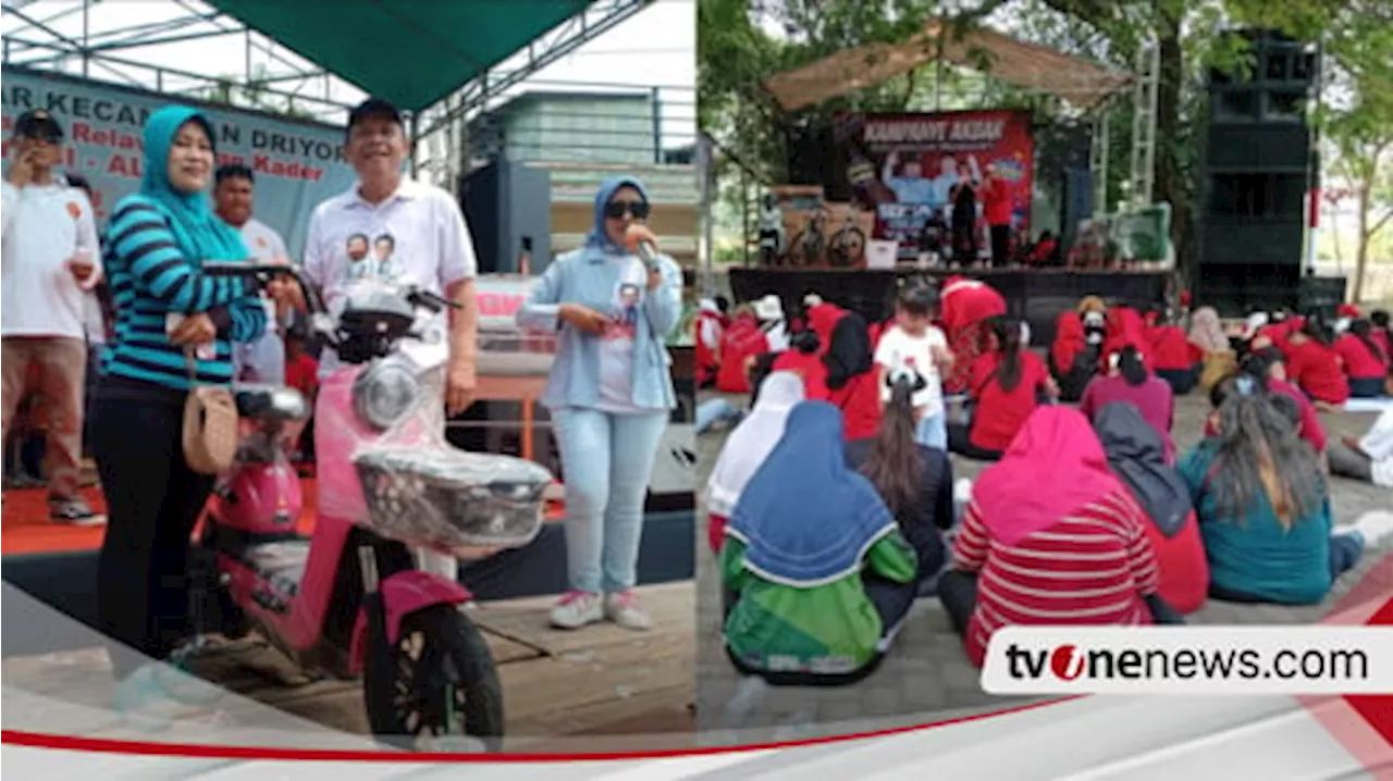 Yani-Alif, Jalan Sehat Massal Dan Senam Serentak Ramai Di Gresik