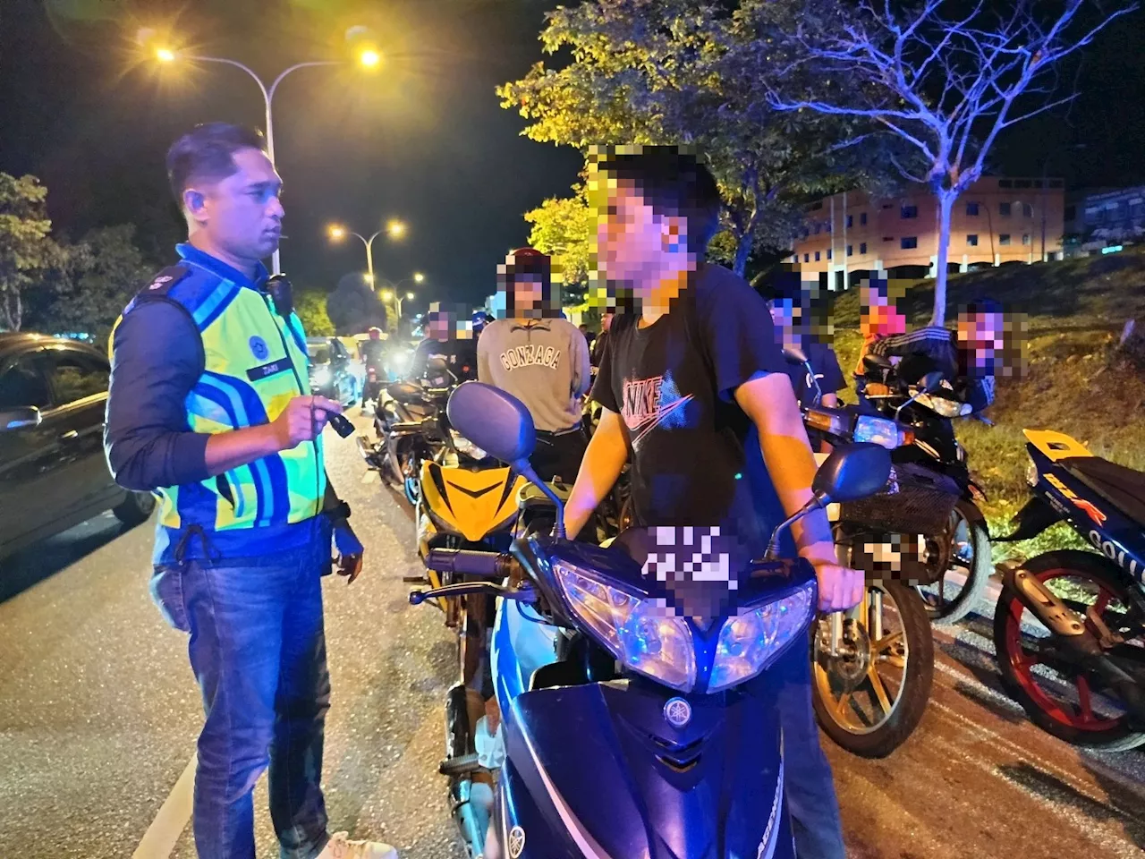 Police Nab 19 Motorcycles, Issue 321 Summonses in Anti-Street Gang Operation