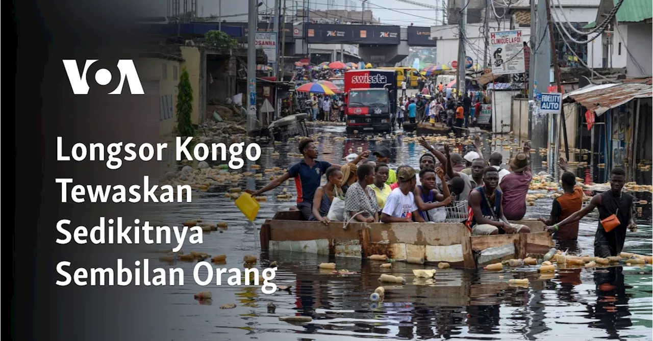 Longsor Kongo Tewaskan Sedikitnya Sembilan Orang