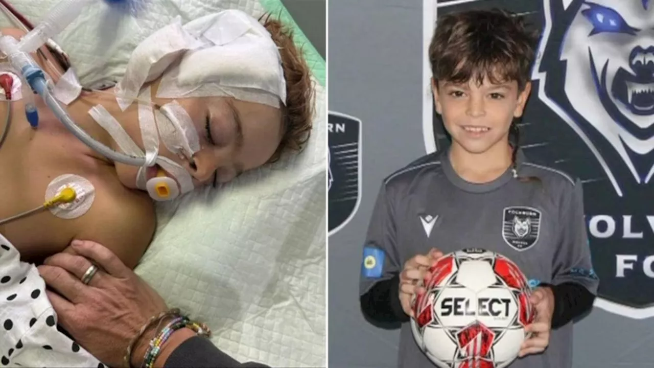 Joshua Schuetz ‘breathing independently’ in huge boost for family by Perth boy’s side in hospital