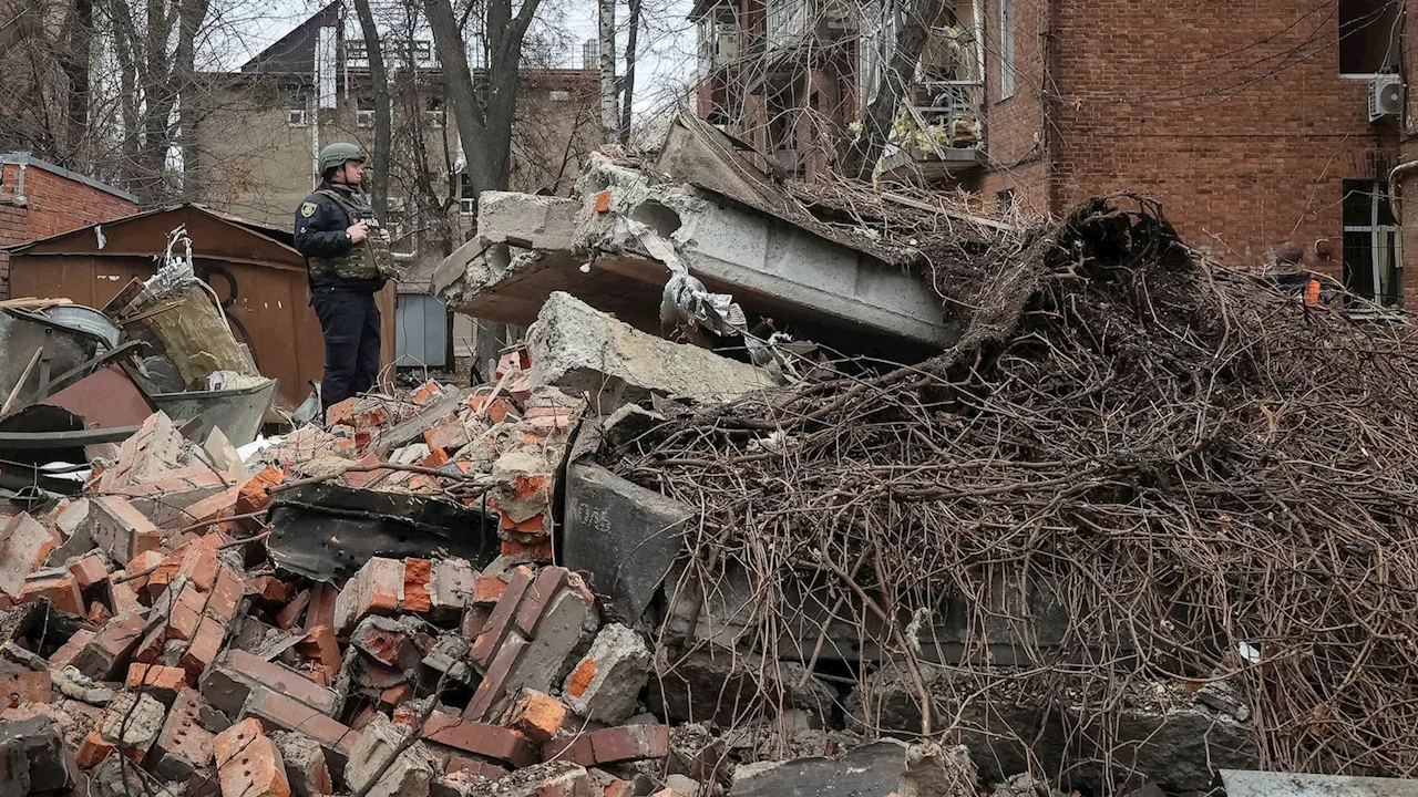 Russian missile strikes Kharkiv as Zelenskyy calls on allies for 'unwavering' aid