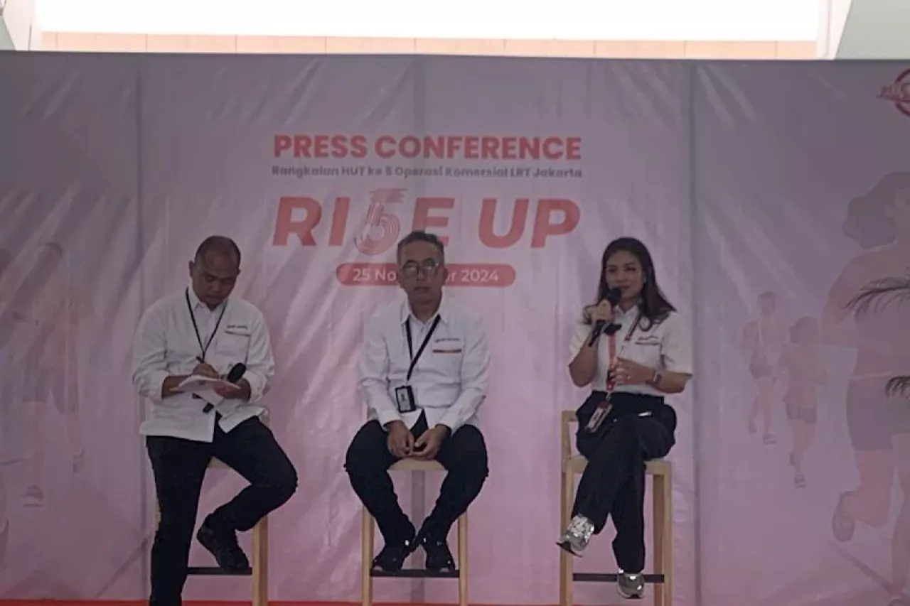 LRT Jakarta rayakan lima tahun beroperasional secara komersial