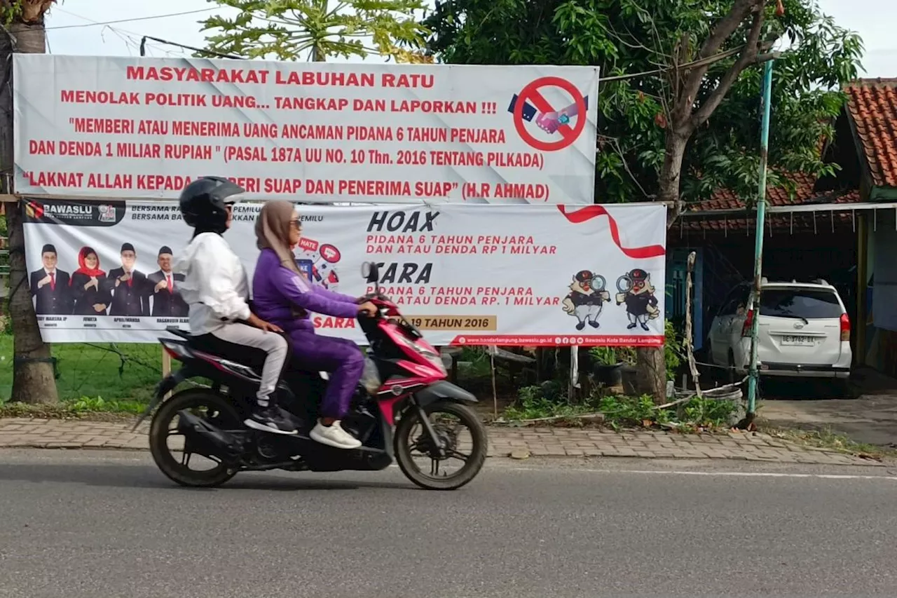 Pilkada Bandarlampung: Gegap Gema Kampanye Berakhir, Warga Berbaur Meski Berbeda Dukungan