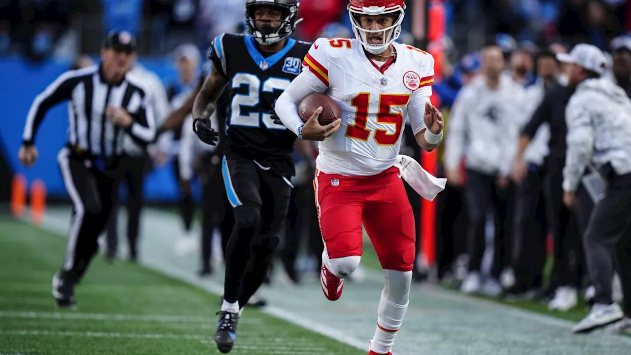 Patrick Mahomes and Chiefs win at the buzzer again, topping Panthers 30-27 on Shrader's field goal