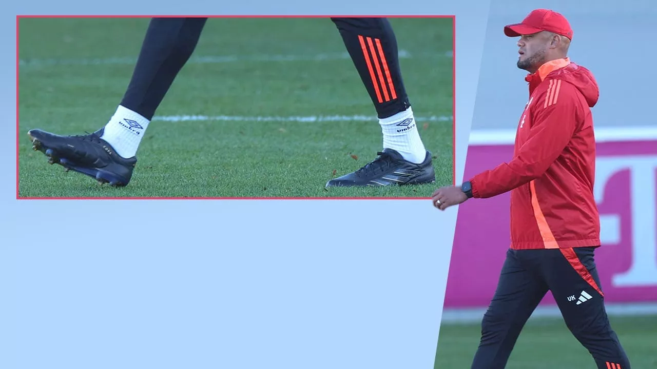 FC Bayern: Socken-Panne beim Profi-Training