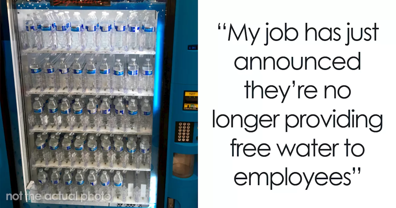 Boss Says “No More Free Water” Because It’s “Unsustainable,” Employee Wants To Quit