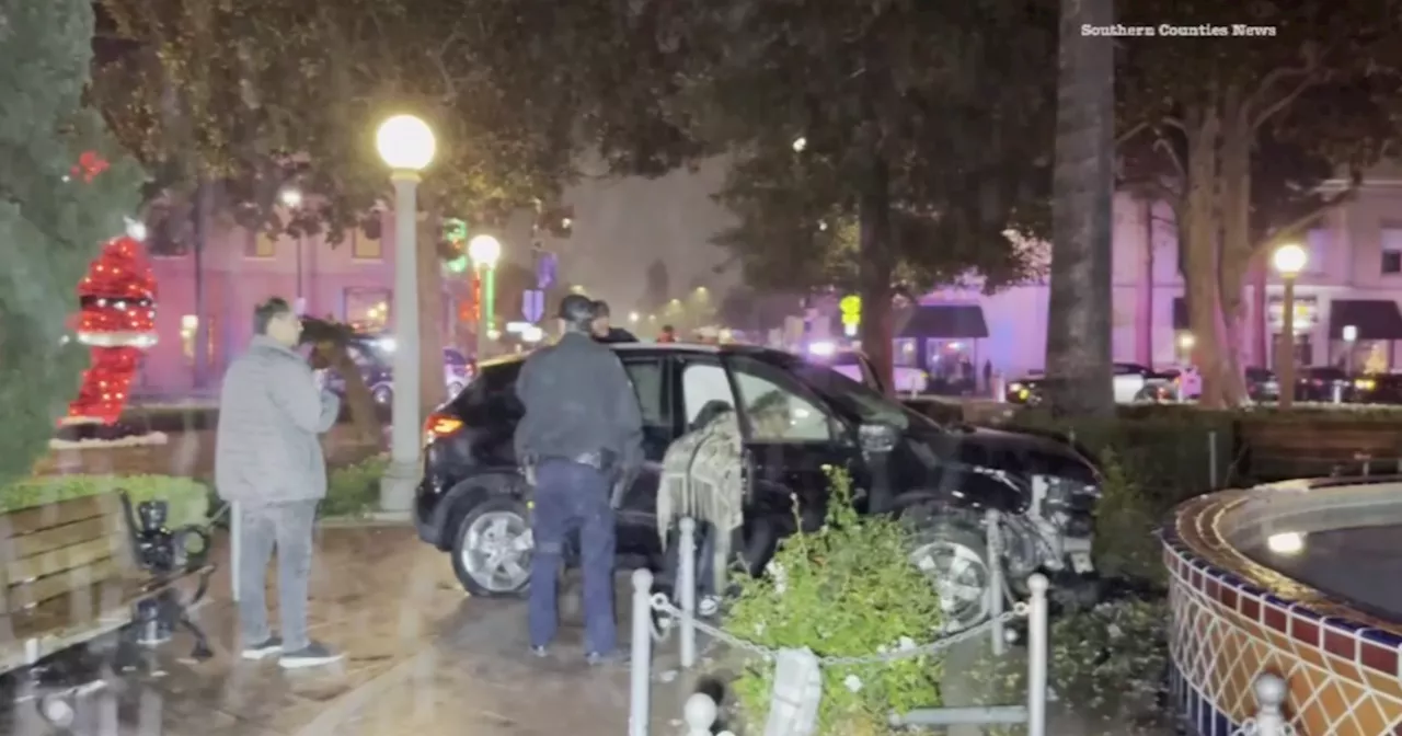 Driver Arrested After Hitting Historic Orange Fountain