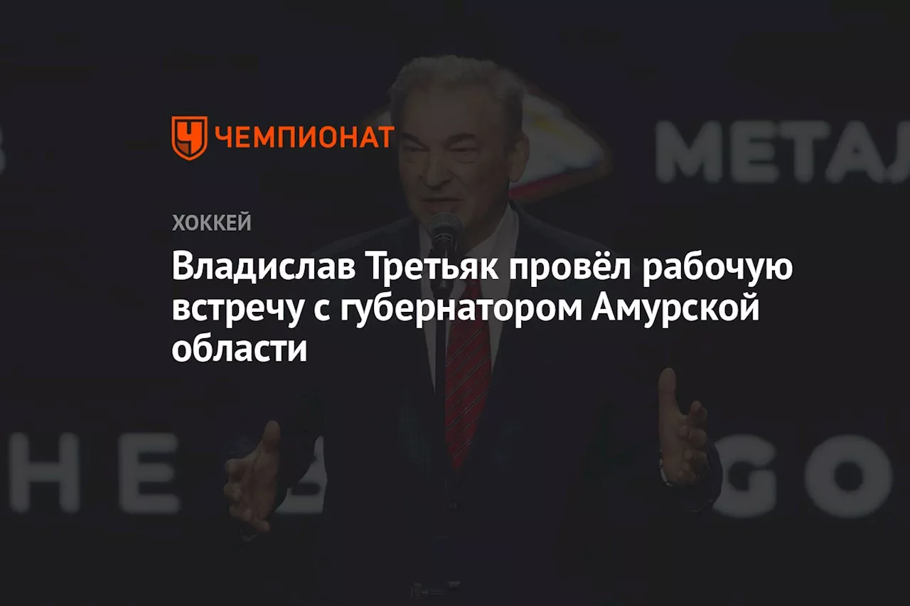 Владислав Третьяк провёл рабочую встречу с губернатором Амурской области