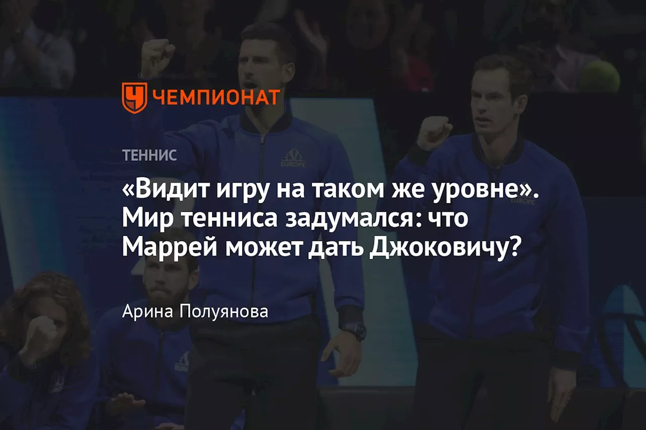 «Видит игру на таком же уровне». Мир тенниса задумался: что Маррей может дать Джоковичу?