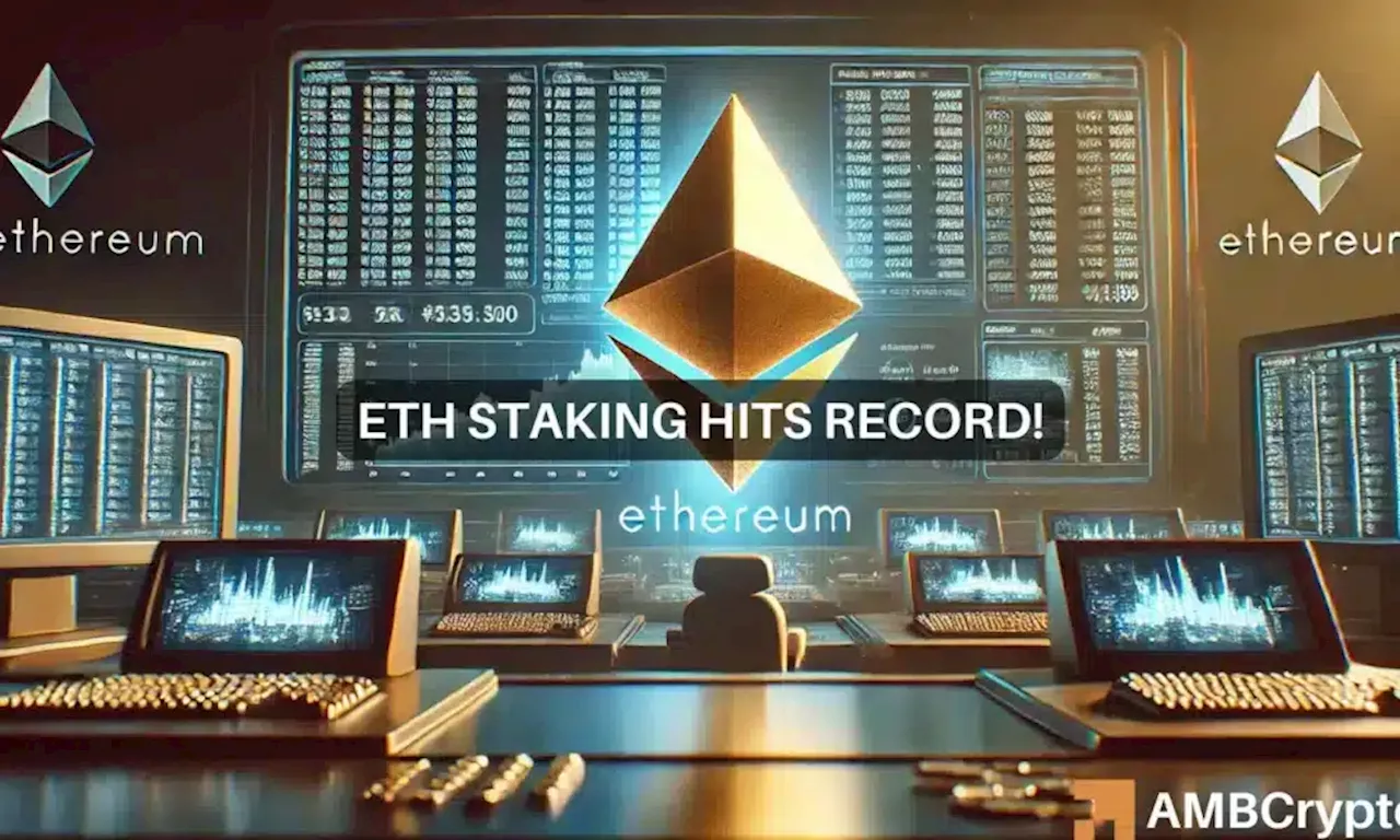 Ethereum in November: Up 34%, with staking at an ATH