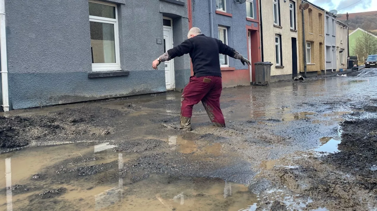 Hundreds of homeowners in England and Wales battle floodwaters after weekend storm