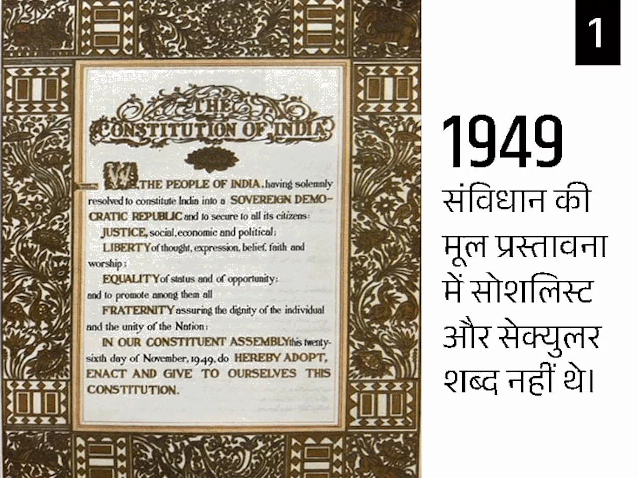 संविधान की प्रस्तावना से धर्मनिरपेक्ष-समाजवादी शब्द हटाने की मांग खारिज: सुप्रीम कोर्ट ने कहा- ये संविधान क...