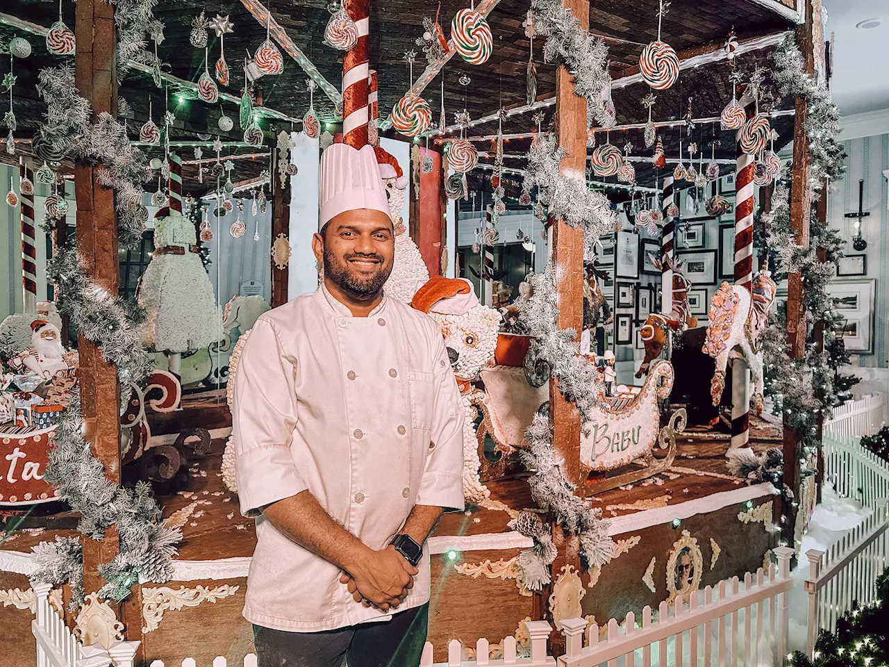 The American tradition of the gingerbread house comes alive in Bedford