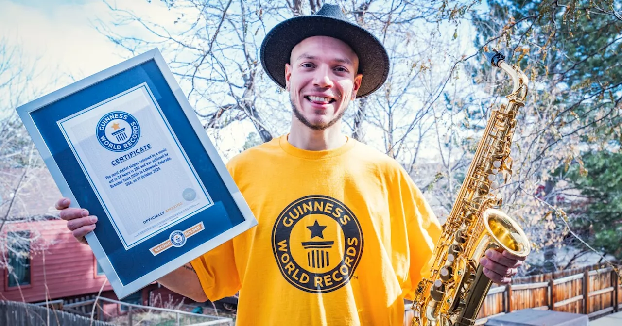 Denver Man Guinness World Record holder for the most digital singles released 24 hours