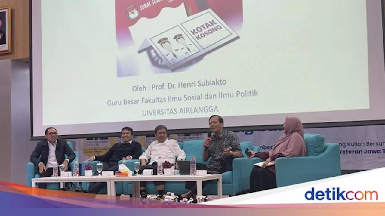 Diskusi Fenomena Kotak Kosong-Demokrasi, Disarankan Ambang Batas Dikaji Ulang