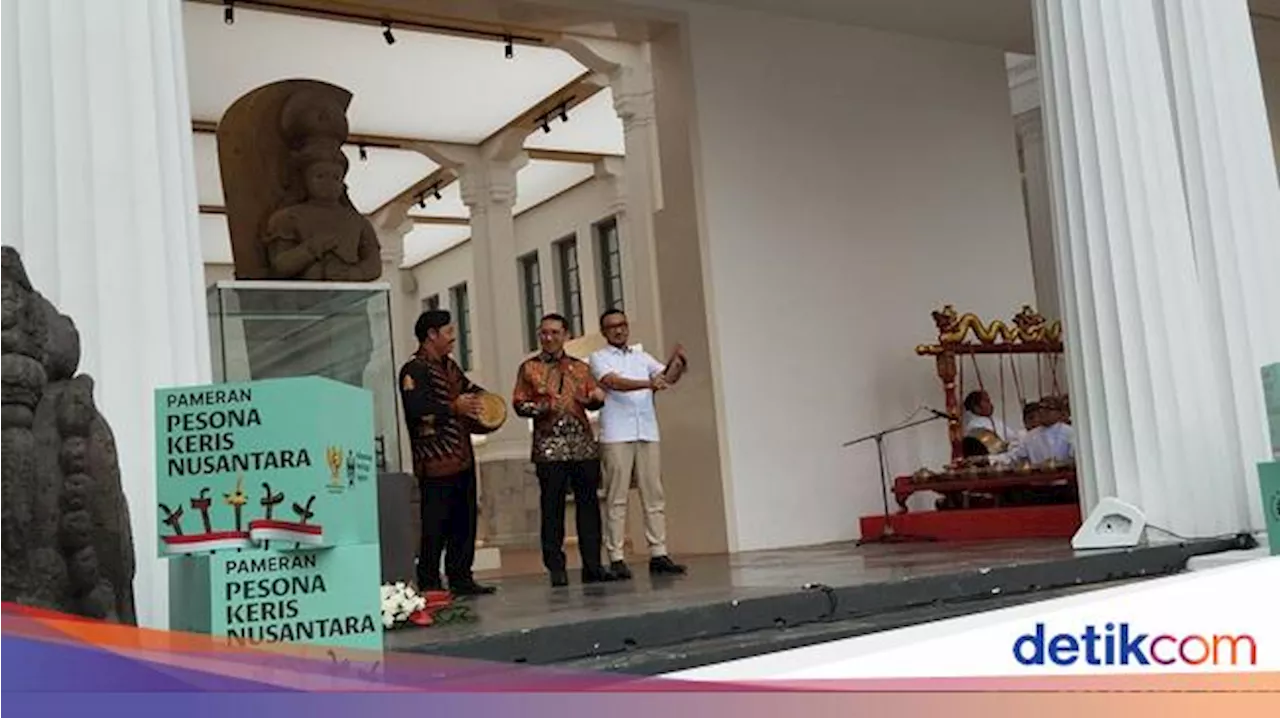 Fadli Zon Buka Pameran Pesona Keris Nusantara, Ada 2 dari Presiden Prabowo