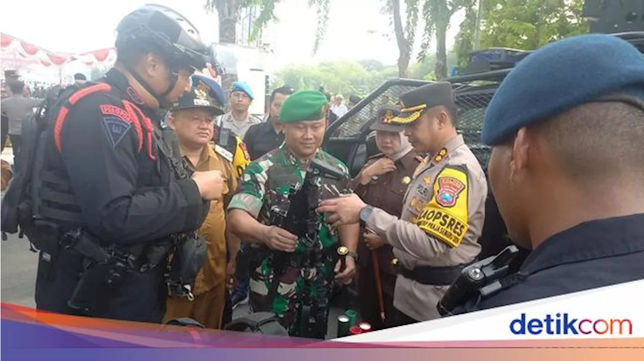 Kapolres Sampang Pimpin Apel Skala Besar Pengamanan Pilkada 2024