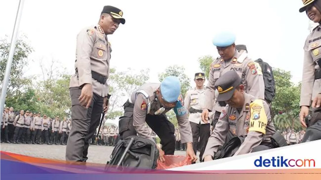 Polresta Sidoarjo Terjunkan 1.298 Personel Amankan TPS Pilkada 2024