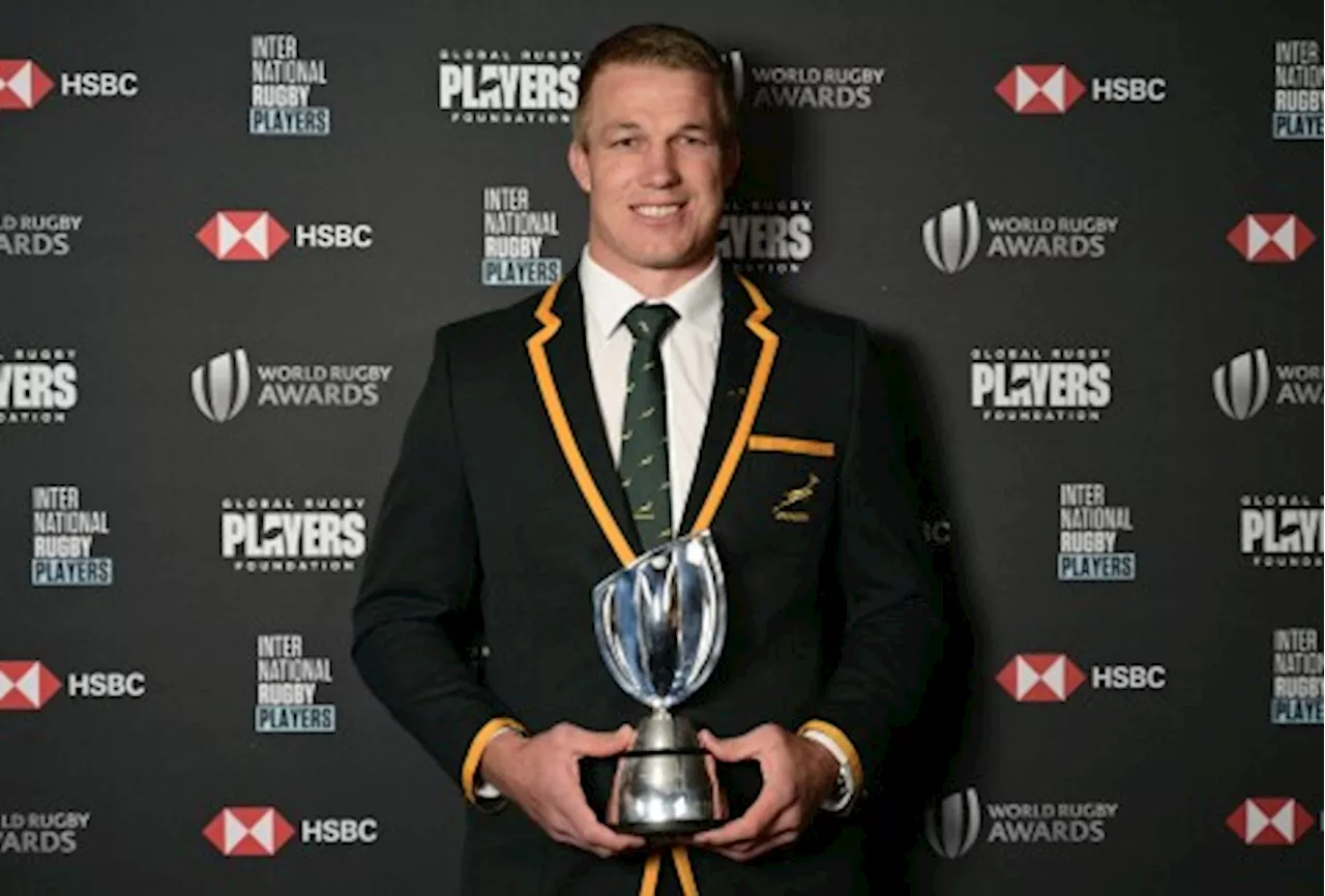 SA's Pieter-Steph du Toit named World Player of the Year for second time
