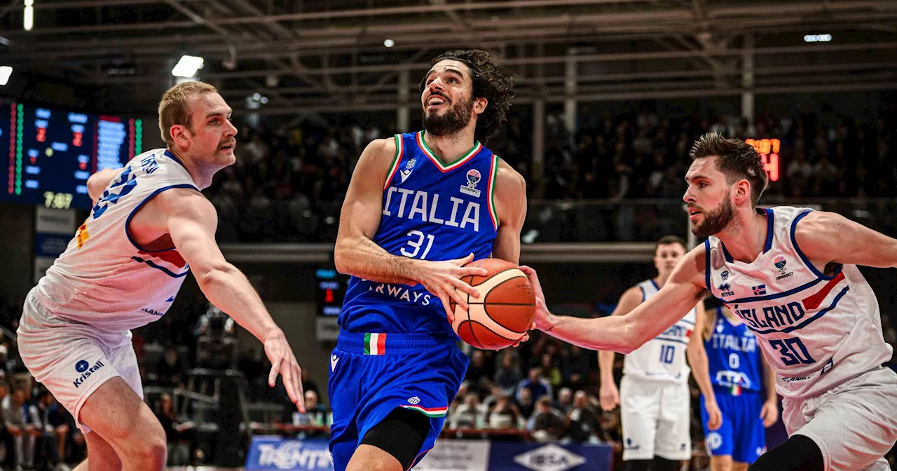 L'Italia perde contro l'Islanda al PalaBigi di Reggio Emilia