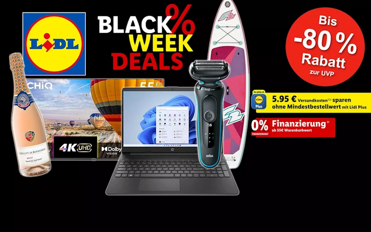 Black Week Angebote bei LIDL: Eine Woche voller Angebote auf Haushalt, Garten, Technik und mehr