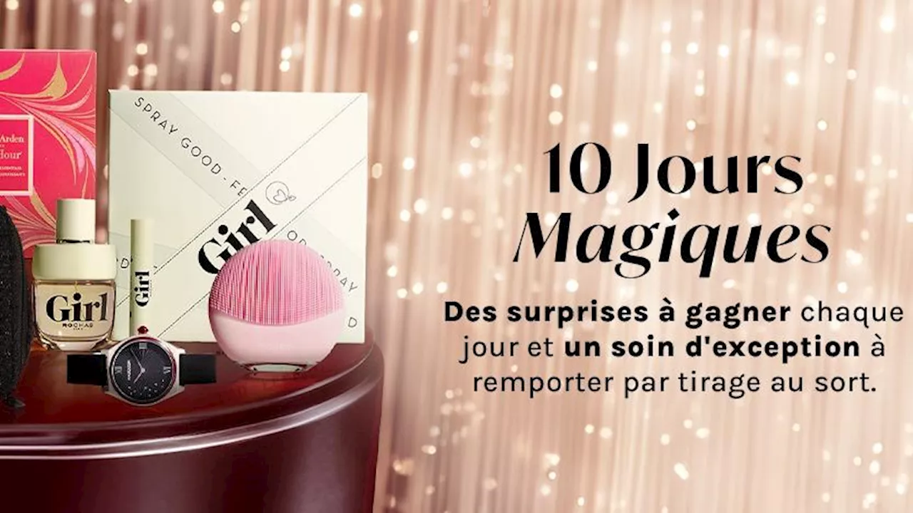 Les 10 jours magiques avec Beauté Privée : avant Noël, tentez de remporter un cadeau par jour !