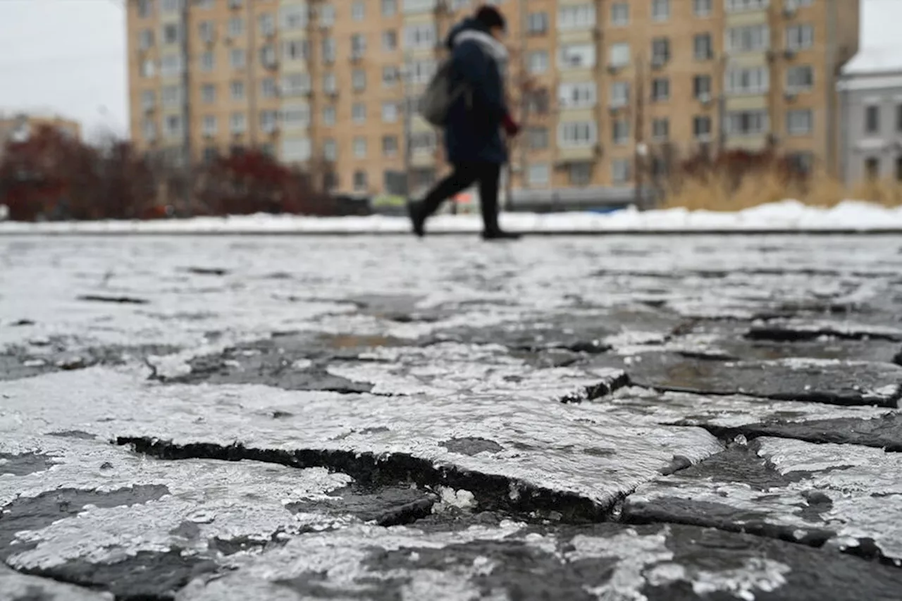 В Москве объявили «желтый» уровень опасности из-за гололедицы