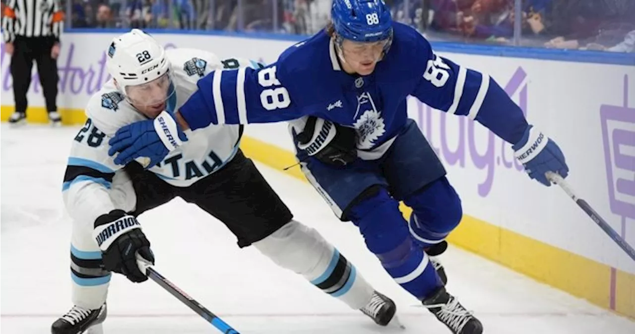 Marner Powers Leafs Past Utah, Extending Winning Streak to Four