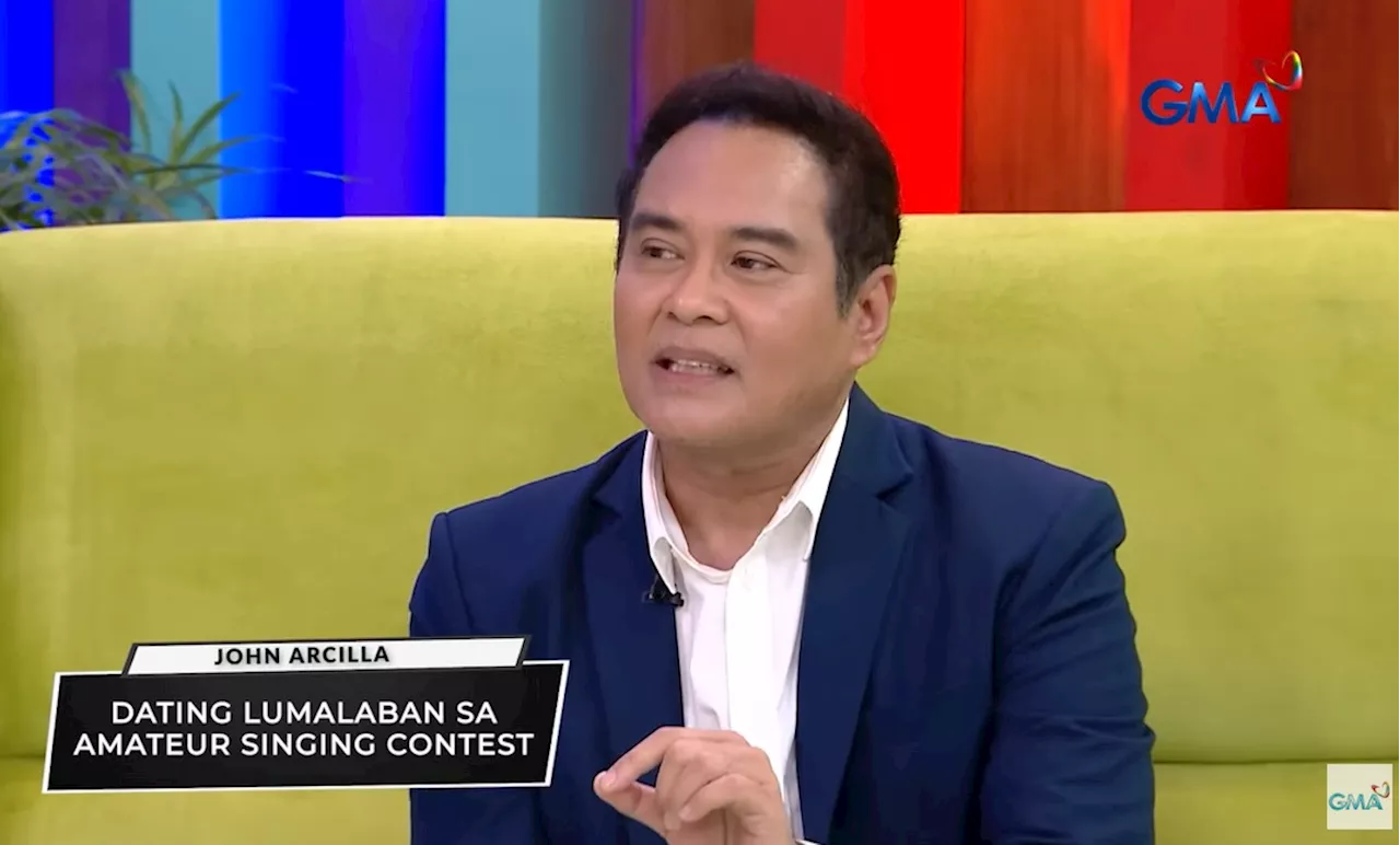 John Arcilla, isiniwalat na dati siyang 'amateurista' na sumasali sa mga singing contest