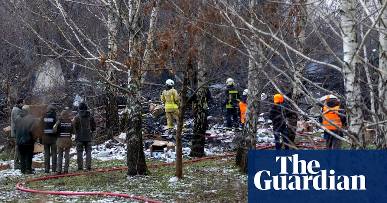 DHL cargo plane crashes near Lithuania airport