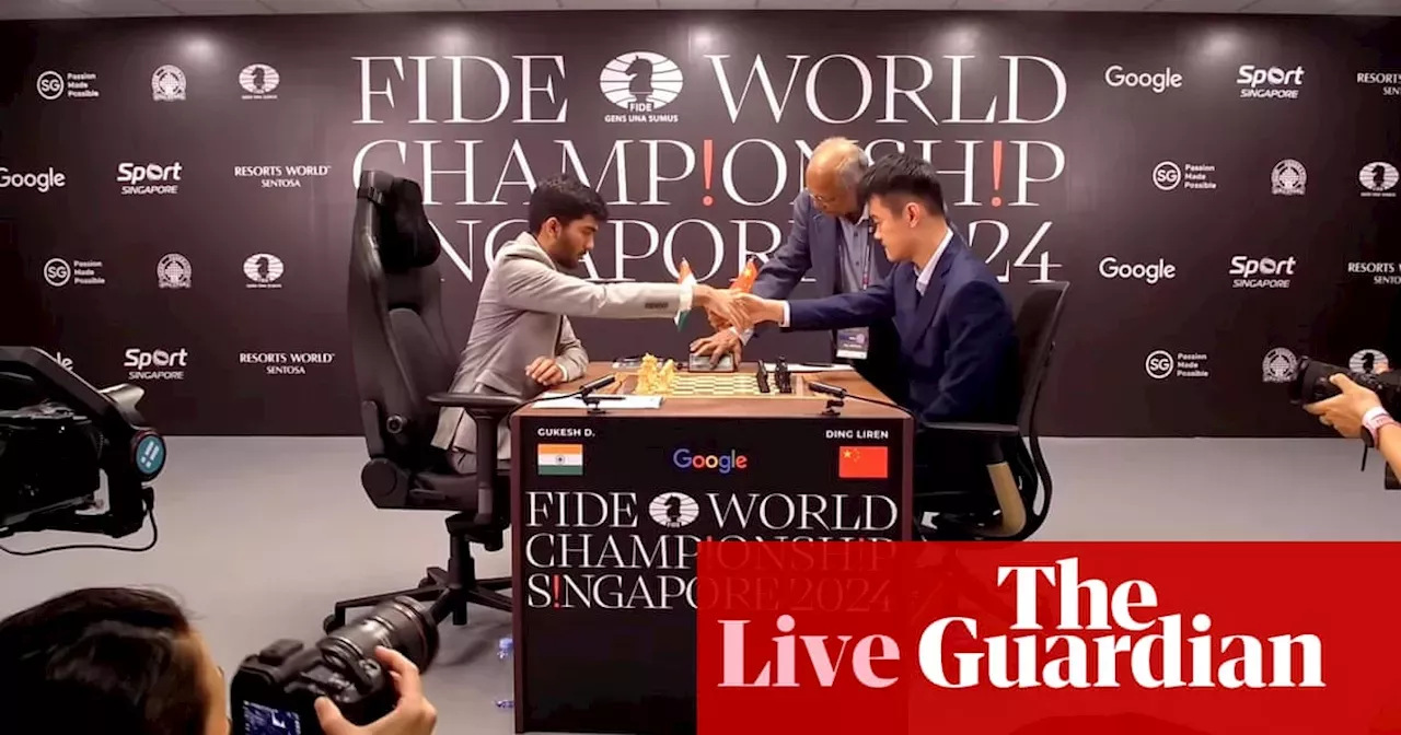 Ding Liren v Gukesh Dommaraju World Chess Championship 2024 Game 1