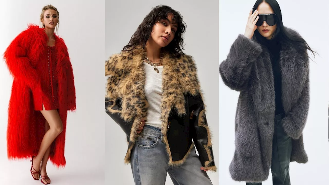 Faux fur coats are trending! Here are our top picks from the high street