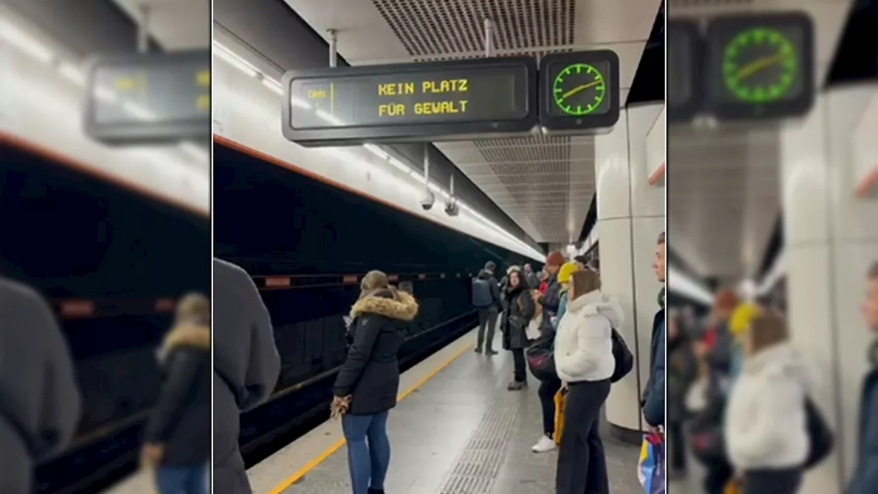 Wiener staunen in U-Bahn – Öffis setzen starkes Zeichen