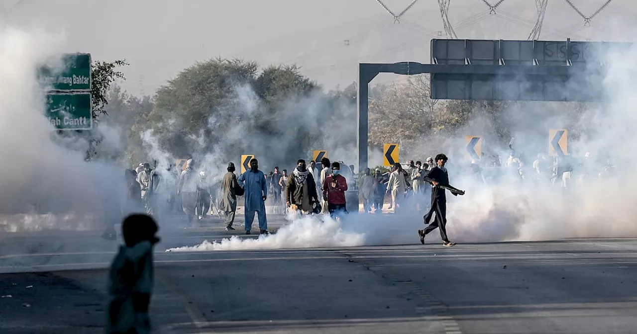 Pakistan’s capital under lockdown as protesters call for Imran Khan’s release