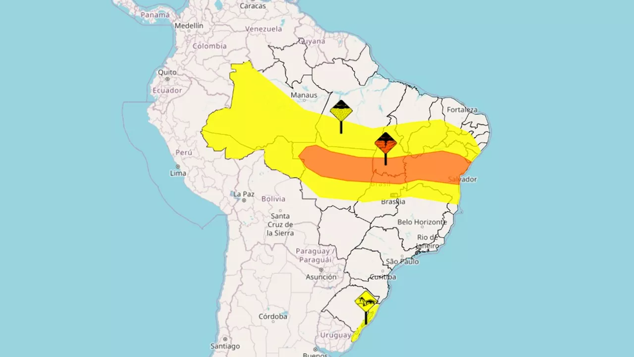 Chuvas no Nordeste só perdem intensidade a partir de quinta; SP terá geadas e calor intenso