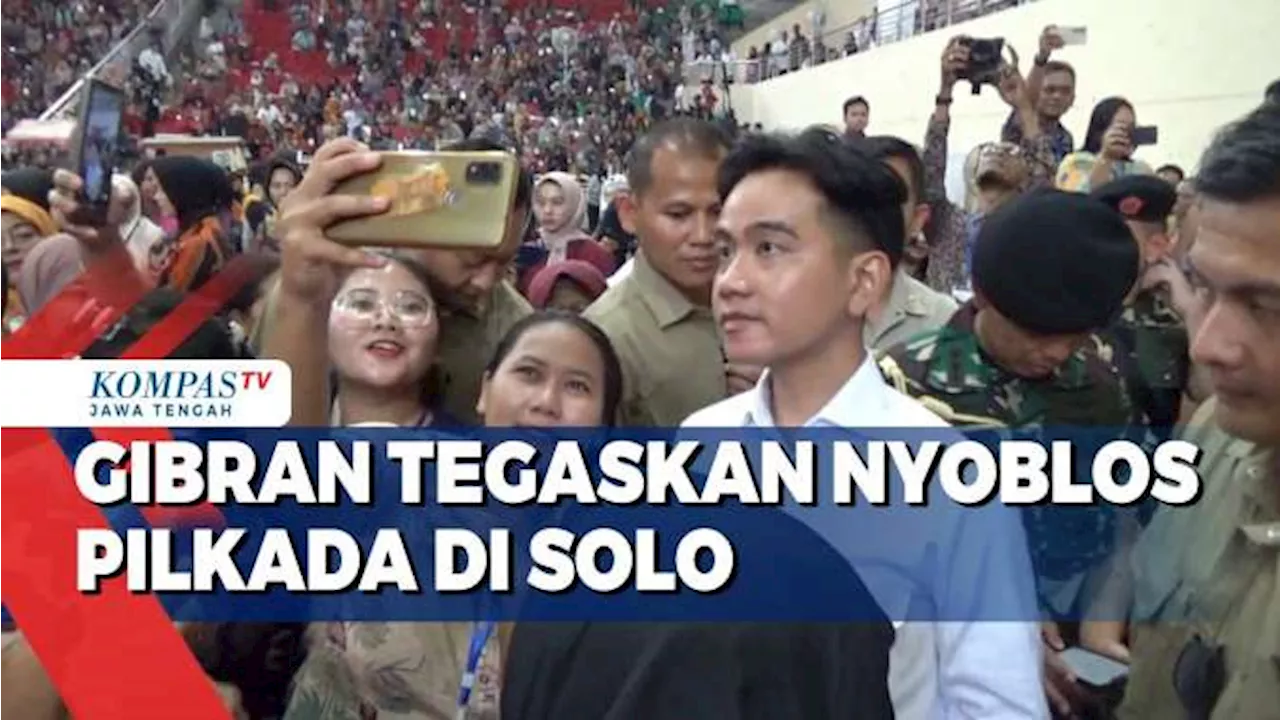 Gibran Tegaskan Nyoblos Pilkada di Solo