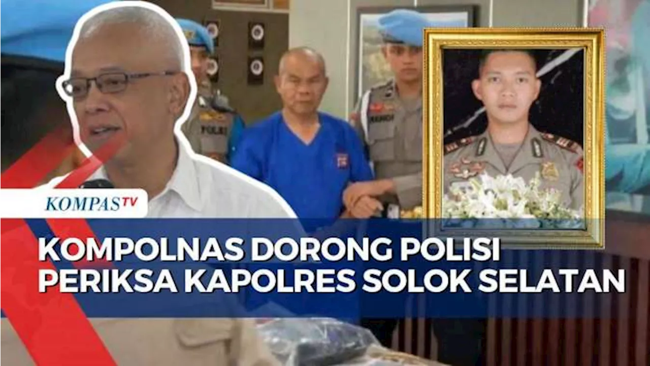 Kompolnas Cek TKP Polisi Tembak Polisi, Minta Kapolres Solok Selatan Juga Diperiksa