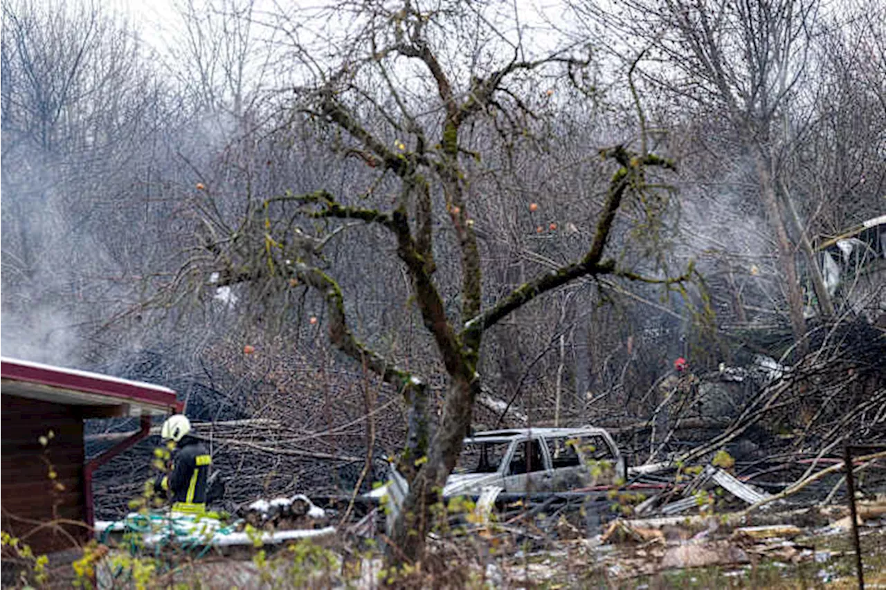 DHL cargo plane crashes into a house in Lithuania, killing at least 1