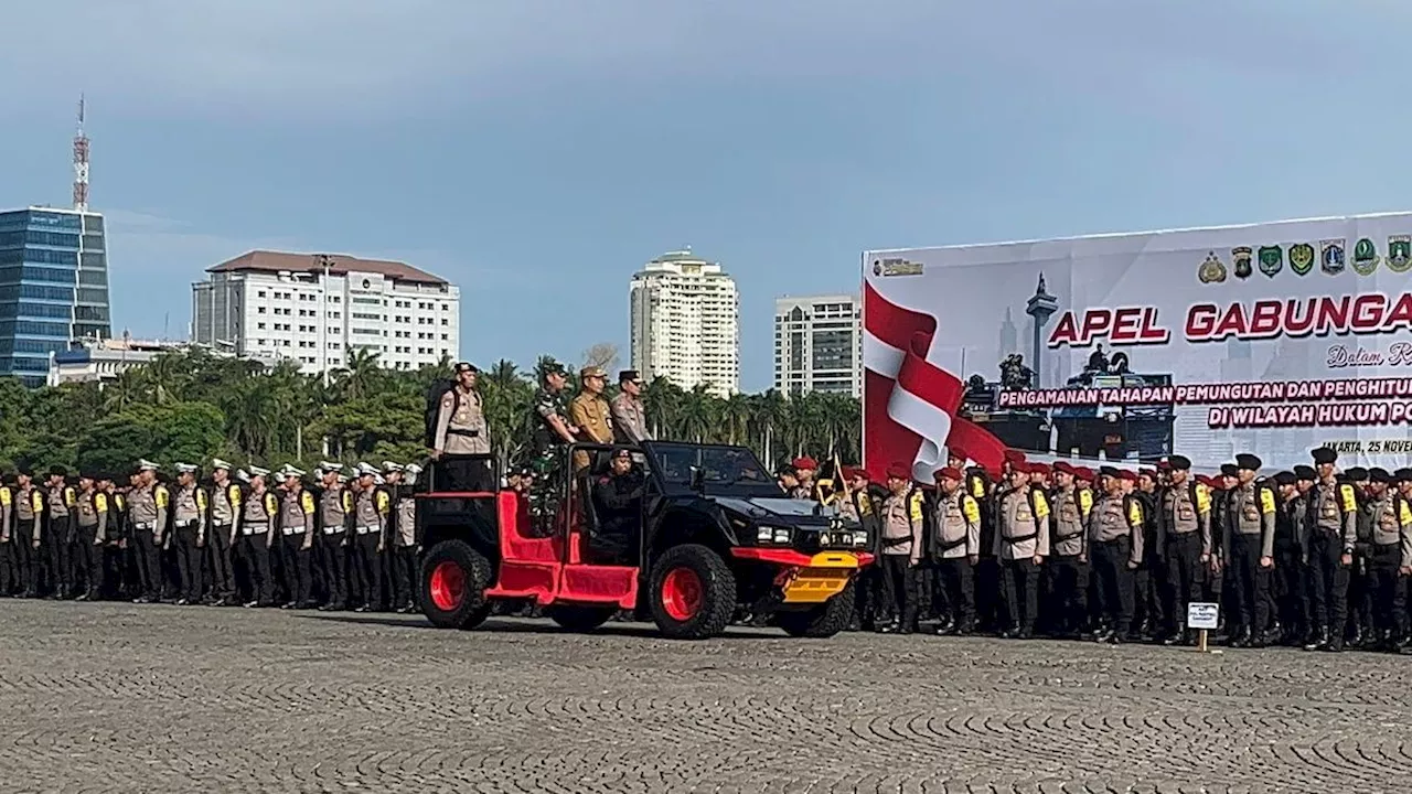 6.259 Personel Disiagakan Amankan Proses Pemungutan Suara di Pilkada Jakarta 2024