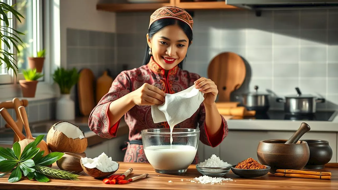 Tips Agar Santan Tidak Pecah Saat Dimasak, Buat Hidangan Jadi Lebih Lezat