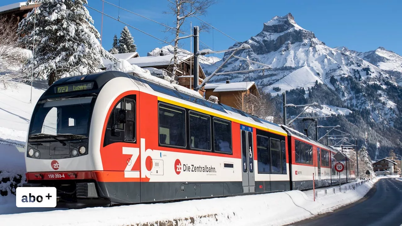 Premiere auf der Strecke Luzern-Engelberg: Ein Adler auf Schienen landet erstmals im Klosterdorf